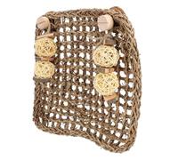 JECOMPRIS Planche à Griffes Coussinets de Patte Protecteurs en Bois Marron Accessoire Naturel et Chic pour Chinchilla et Écureuil pour Cage d'animaux pour Usage Domestique