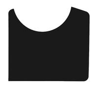 JECOMPRIS Plaque de Adhésive Accessoire pour Concert en Pvc Noir, Grosse Découpe Fine et Légère, Protège la sans Gêner le pour