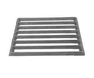 JECOMPRIS Plaque de Cuisson en Fonte Épaisse 23,5X17 CM pour Barbecue Charbon de Bois, Grille Rectangulaire Métal pour Grillades en Plein Air