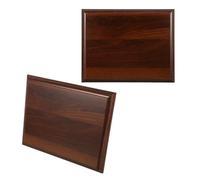 JECOMPRIS Plaque en Bois Massif de Noyer 2pcs pour Trophée Soi-même, Utilisation Polyvalente, Finition Non Vernie, pour Compétitions Académiques ou Cérémonies Sportives