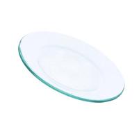 JECOMPRIS Plat Verre de Remplacement pour Chauffe Cire Coupelle Chauffante pour Brûleur Dhuile Essentielle Support Verre pour Diffuseur Parfum Accessoire Spa et Salon de Beauté