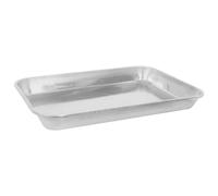 JECOMPRIS Plateau de Laboratoire Rectangulaire en Acier Inoxydable 430 Fond Plat 30X20X3 CM Résistant à la Chaleur Plateau de Service Multifonction pour Échantillons Cuisson et Stockage