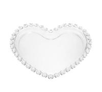 JECOMPRIS Plateau En Forme De Cœur 6.89 X 5.91 X 0.79 Pouces Plateau De Service Pour Fruits Secs Bonbons Et Collations Assiette Cœur Décorative Pour Maison Anniversaire Mariage