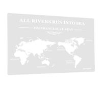 JECOMPRIS Pochoir Flexible en Pet Forme Carte du Monde pour Décorations de Gâteaux, Résistant Anniversaires et Pâtisseries Personnalisées