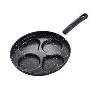 JECOMPRIS Poêle à Œufs Multifonction Pierre Maifan Antiadhésive Mini Poêle Ronde pour Pancakes et Hamburgers Compatible Induction Cuisson Rapide et Facile Déjeuner