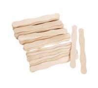 JECOMPRIS Poignées en Bois Naturel pour Éventails DIY, 100 Pièces 200X25X2 MM, Mini Bâtonnets Artisanaux Polyvalents pour Mariage, Fête et Décoration Intérieure