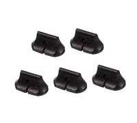 JECOMPRIS Pont Erhu en Ébène Noir pour Erhu Chinois, Structure Robuste, Lot de 5 Pièces, Accessoire Musical de Remplacement