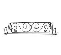 JECOMPRIS Porte-Papier Toilette Mural en Métal Noir Support Suspendu pour Rouleaux de Papier Rack Compact pour Salle de Bain Cuisine Accessoire Rangement Pratique et Design Simple