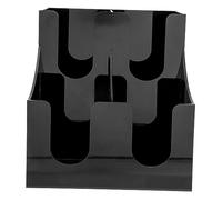 JECOMPRIS Porte Tasse Acrylique pour Gobelets Papier Rack de Rangement Pratique et Ordonné pour Thé Support de Stockage Mural Bureau Design Élégant avec Fenêtres