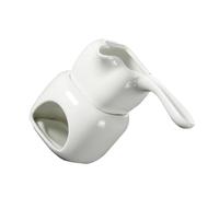 JECOMPRIS Pot à Chocolat Fondant Céramique avec Support Ustensile de Cuisson pour Beurre Fromage Caramel Fondue Au Chocolat Pâtisserie et Repas Conviviaux