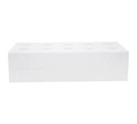 JECOMPRIS Présentoir Acrylique à 10 Trous pour Cônes de Glace | Support Transparent, pour Tubes Sucrés et Fêtes D’anniversaire, Usage en Magasin, Garçon et Filles