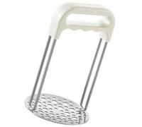 JECOMPRIS Presse-purée Acier Inoxydable pour Cuisine Broyeur Manuel Pommes de Terre Outil Pressage Légumes Facile à Nettoyer Surface Large pour Purée Délicate