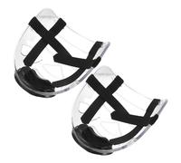 JECOMPRIS Protection Faciale Détachable 2 Pièces Casque de Taekwondo Transparent pour Entraînement Karaté Boxe et Arts Martiaux Équipement Visage pour Compétiteurs