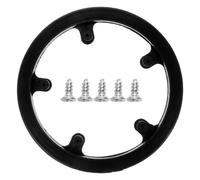 JECOMPRIS Protège-Plateau Vélo 40 Dents en Plastique Léger Protège-chaîne Robuste pour VTT et Vélos de Route Kit Vis pour Pédalier Protection Débris et Intempéries