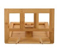 JECOMPRIS Pupitre à Partitions en Bambou Naturel, Support Portable et Amovible pour Bureau, Compatible avec Plusieurs Instruments de Musique, Format Compact Maison et Voyage, Support Livre