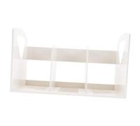 JECOMPRIS Rack De Rangement De Livres Étagère à Livres Modulaire Blanche Étagères Présentoir Scolaire Ton Bibliothèques Enfants Nombre Fournitures De Bureau Mince Portable Classe