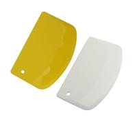 JECOMPRIS Racloir à Bol et Coupe-Pâte 2 Pièces Racloir à Gâteau Multifonction en Plastique Alimentaire Outil Cuisine pour Pâtisserie et Préparation de Pâte