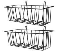 JECOMPRIS Râtelier à Foin Métallique 2 Pièces pour Lapins Mangeoire Suspendue Support Robuste pour Cage Accessoire d'alimentation pour Petits Mammifères