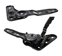 JECOMPRIS Réglage D’Angle de Chaise Pivotante 180° en Métal Noir, Accessoire D’ajusteur D’Angle Multifonction pour Fauteuil de Bureau, Ajusteur Rotatif Pratique pour Chaise de Bureau