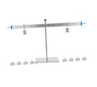 JECOMPRIS Règle à Levier Alliage Aluminium avec Poids de Précision pour Expériences Physiques Enseignement Scientifique et Manipulatives Mathématiques