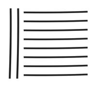 JECOMPRIS Repères Latéraux pour Guitare Électrique, 10 Pièces 1,5 Mm Diamètre X 50 Mm Longueur, Points Incrustés Noirs sur Touche, Accessoires pour Manche de Guitare, Repères Précis pour