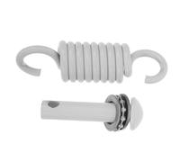 JECOMPRIS Ressort Blanc et Goupille Kit Suspendre pour Fauteuil Hamac Amortisseur, Crochet Pivotant et Quincaillerie, Support Robuste pour Balancelle de Véranda, Accessoires pour Chaises