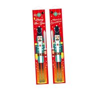 JECOMPRIS Rideau de Porte Décoratif Couplet de Noël Casse-Noisettes XS-25 Bannière Extérieure Réutilisable pour Porte D’Entrée Distique Décoratif Festif pour Décoration Maison et Jardin