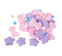 JECOMPRIS Rideau de Porte pour Chambre D’garçon et Filles 9 Cordes Peluche Violette 3D DIY Décoration Intérieure Chambre Fille sans Perçage