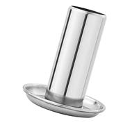 JECOMPRIS Rôtissoire à Poulet Verticale Acier Inoxydable Support de Barbecue et Compact pour Grillage Extérieur Accessoire de Cuisine et Facile à Nettoyer