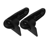 JECOMPRIS Roues de Rechange pour Valise 2 Pcs Noir, Kit de Réparation Silencieux en Plastique Solide, Roues Pivotantes Universelles Adaptées aux Bagages à Roulettes, Remplacement Facile