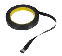 JECOMPRIS Ruban Adhésif Occultant Noir en Pet pour Mobilier et Lumières Led, Facile à Utiliser Design Anti-lumière, pour Bureau et Protection