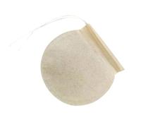 JECOMPRIS Sachets de Thé Jetables Ronds en Papier Filtre Pulpe de Bois 6 Cm, 100 Pièces, Couleur Naturelle, Filtres pour Thé en Vrac, Café et Infusion, Accessoire la Cuisine Pratique