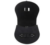 JECOMPRIS Sacoche Ceinture Vintage en PU Noir Motifs Nordiques Paquet Banane pour Soirée Déguisement Pirate Médiéval et Halloween Portable