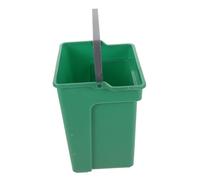 JECOMPRIS Seau à Serpillière Multifonction 4l Vert en Plastique avec Poignée Seau d'eau Portable pour Ménage Bureau École Usage Commercial