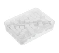 JECOMPRIS Set Manucure Professionnel 101 Pièces Mini Blocs Éponges à Ongles et Pince en Acier Inoxydable pour Nail Art Design Dégradé et Manucure