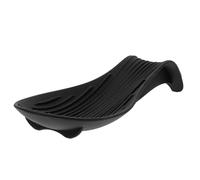 JECOMPRIS Silicone Spoon Rest Épais Anti-dérapant Support Ustensiles Cuisine pour Plaque de Cuisson Salle de Bains et Comptoir Support Spatule Cuillère et Louche Noir