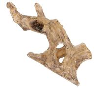 JECOMPRIS Souche Paysagère en Résine pour Aquarium, Tronc d'arbre Creux Résistant à l'usure, Décoration Naturelle Cachette pour Poissons, Ornement Aquarium pour Aménager Réservoir Sécurisé