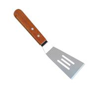 JECOMPRIS Spatule de Cuisine Inox avec Manche Pelle à Steak Creuse pour Barbecue Spatule Pâtisserie Perforée Ustensile Polyvalent pour Cuisson et Grillades
