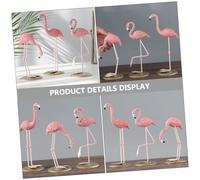 JECOMPRIS Statue Flamant Résine et Ornement de Bureau et Décoration Intérieure pour Salon et Jardin Figurine Décorative Colorée et Réaliste