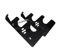 JECOMPRIS Support de Clavier Mécanique Noir en Acrylique Multi-Niveaux Rack de Rangement de Bureau Compact pour Clavier D’Ordinateur Support Incliné Amovible Organisation de L’Espace