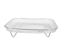 JECOMPRIS Support de Gril Carré Acier Inoxydable pour Friteuse à Air Rack de Cuisson Créatif pour Viandes et Légumes pour Déshydratation et Rôtissage