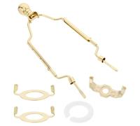 JECOMPRIS Support de Lampe Soi-même en Fer Couleur Or, Adaptateur Abat-jour Bague de Conversion E27 à E14, Facile à Nettoyer et Résistant la Décoloration