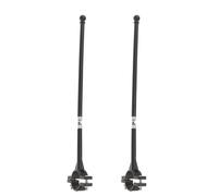 JECOMPRIS Support de Mât de Drapeau Saison des Fêtes pour Vélo en Abs et Fibre de Verre, Résistant aux Vents Forts, Maintien Sécurisé du Drapeau, Lot de 2 Pièces pour Guidon en Noir