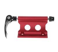 JECOMPRIS Support Fourche Vélo à Dégagement Rapide Fixation Stable pour Rangement et Transport Montage Vertical ou Horizontal Accessoire Polyvalent pour Voiture et SUV Rouge
