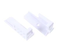 JECOMPRIS Support Mural Dock pour Téléphone et Tablette, Réglable ABS | Double Fente, Angle Ajustable Gauche-droite et Avant-arrière, Fixation Adhésive Vis, pour Chambre