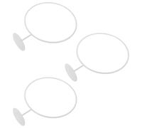JECOMPRIS Support Mural Support de Rangement Robuste et Décoratif pour Ballon de Basket 3pcs Blanc Présentoir Pratique et Simple pour Exposition et Supermarchés