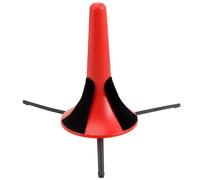 JECOMPRIS Support Pliable pour Clarinette et Hautbois, Pied Triangulaire Rouge, Porte-instrument de Musique Portable, Stand Compact pour Instruments à Vent, Accessoire Léger et Stable,