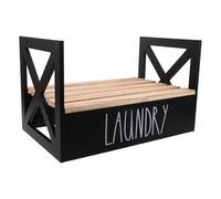 JECOMPRIS Support pour Lessive Liquide, Récipient pour Lessive Liquide, Structure Inversée, Bois Foncé, sans Résidu, pour Plusieurs Bouteilles, Buanderie
