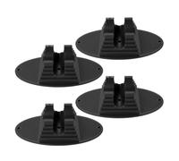 JECOMPRIS Support pour Trottinette Électrique 4pcs en Plastique Noir, Stabilisateur sans Outil pour Roues, Accessoire Sécurisé pour Balades à Vélo D'garçon et Filles
