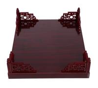 JECOMPRIS Table de Culte Bouddhiste Murale Style Chinois, Bois Rouge | Style Moderne Simple, Finition Soignée, Structure Robuste, pour Maintenir les Objets en Place, Usage Domestique
